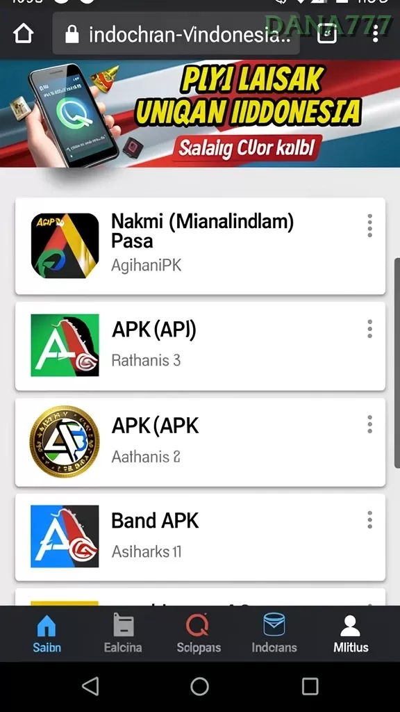 Cuplikan layar POS4D — halaman utama