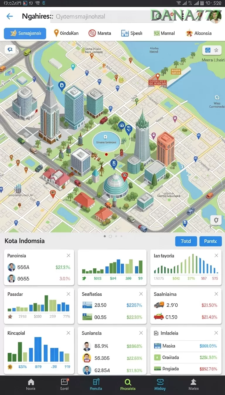 Cuplikan layar KERISTOTO77 — menu navigasi